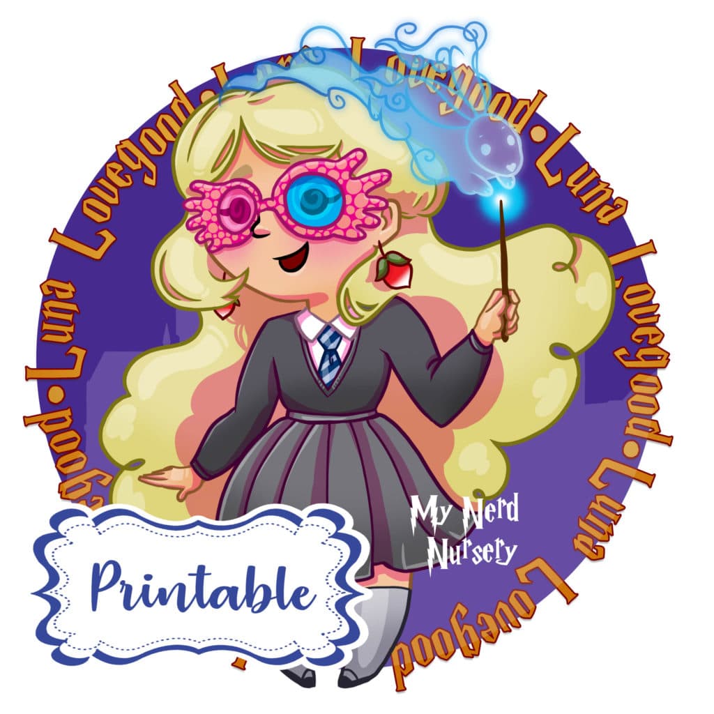 Luna Lovegood Nursery Print • My Nerd Nursery