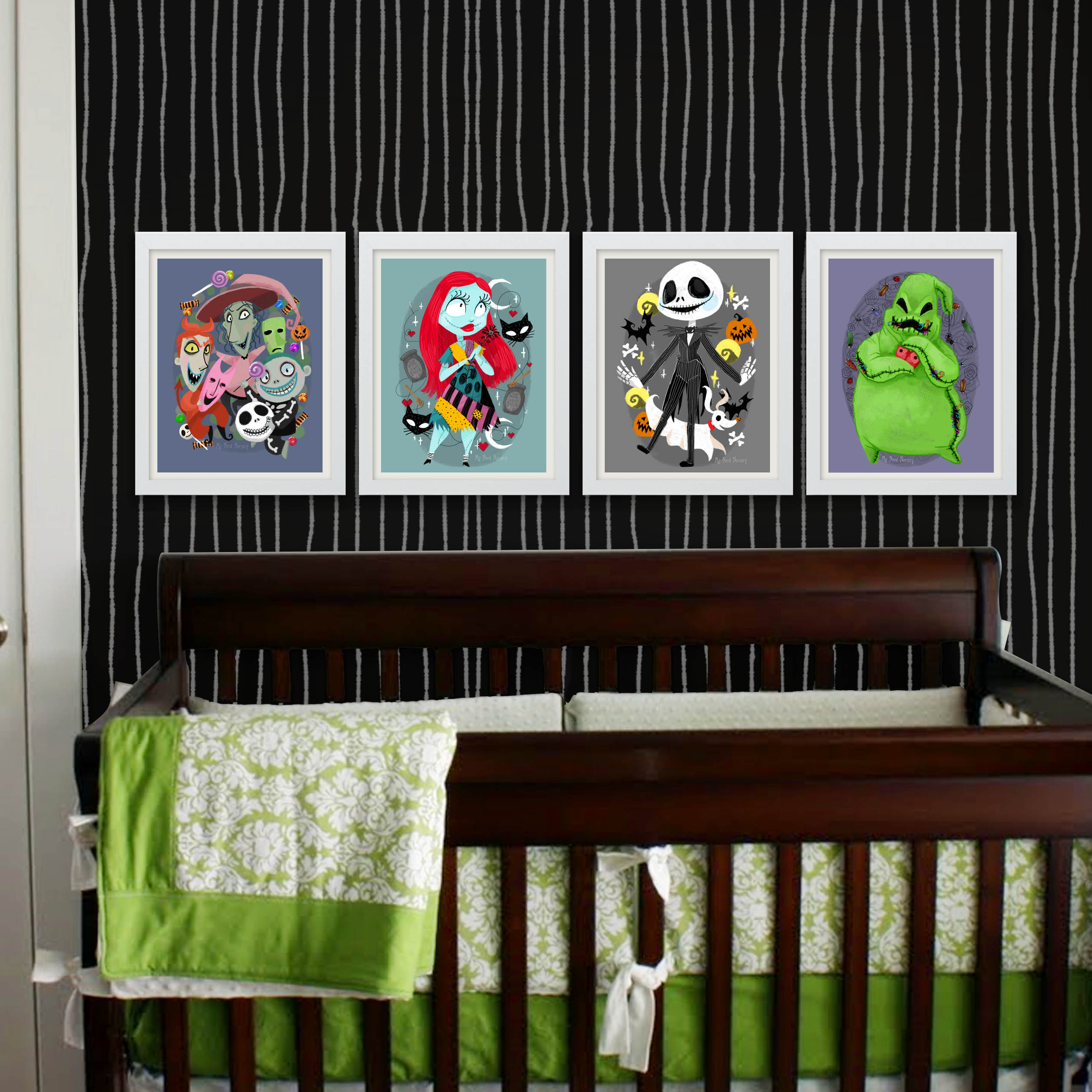 Nightmare Before Christmas Nursery on a Budget!