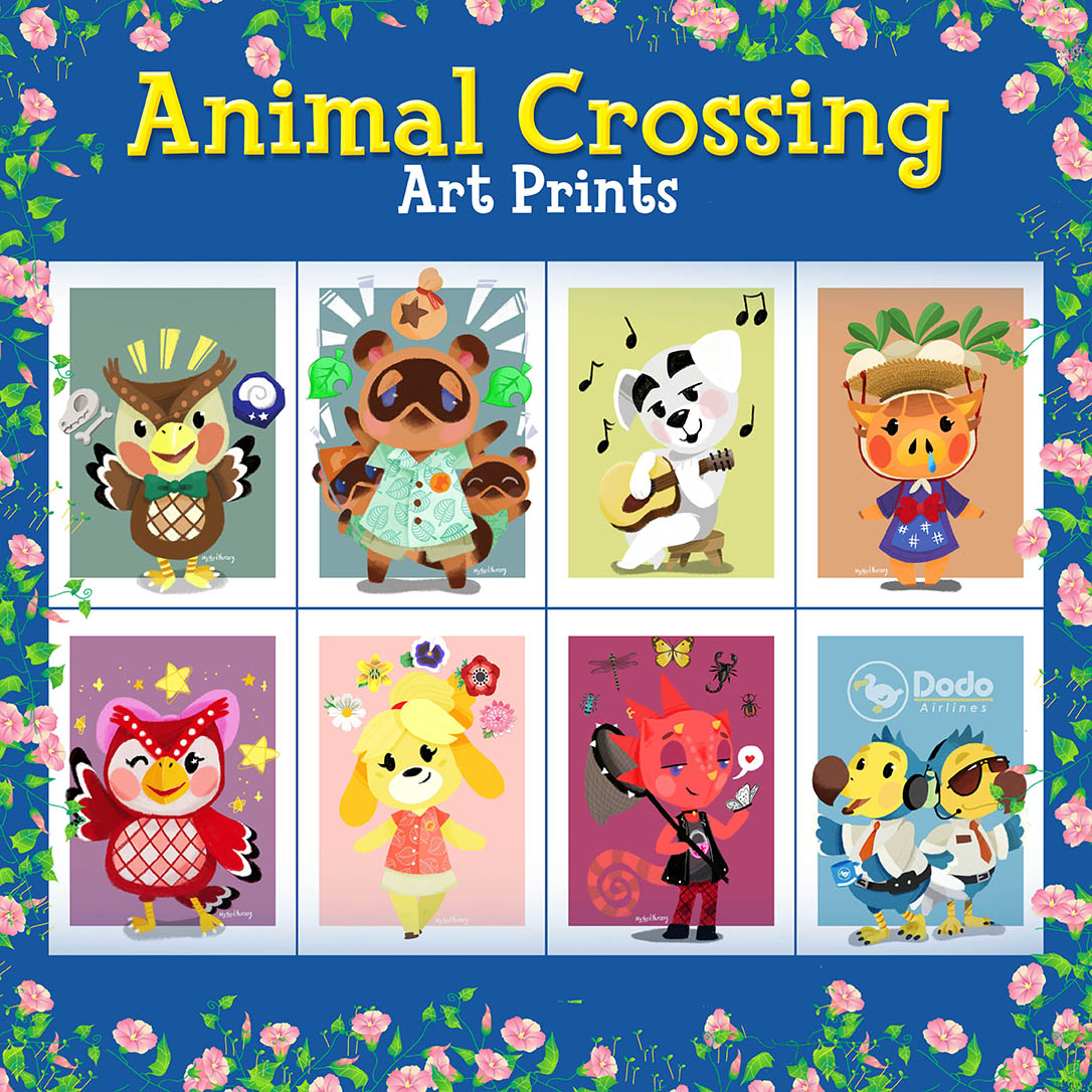 Animal Crossing Art Prints • My Nerd Nursery